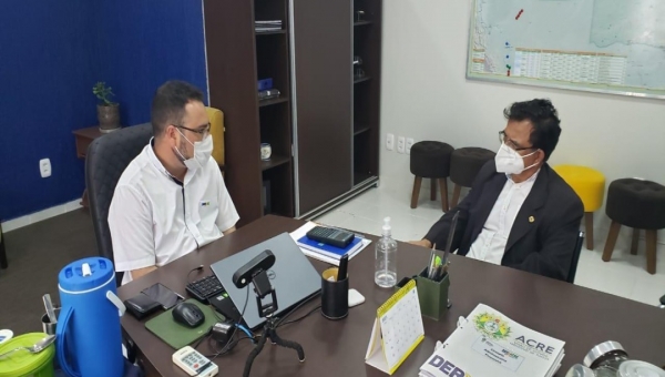 Gonzaga se reúne com DNIT e Deracre para tratar sobre recuperação da BR-364 e evitar fechamento
